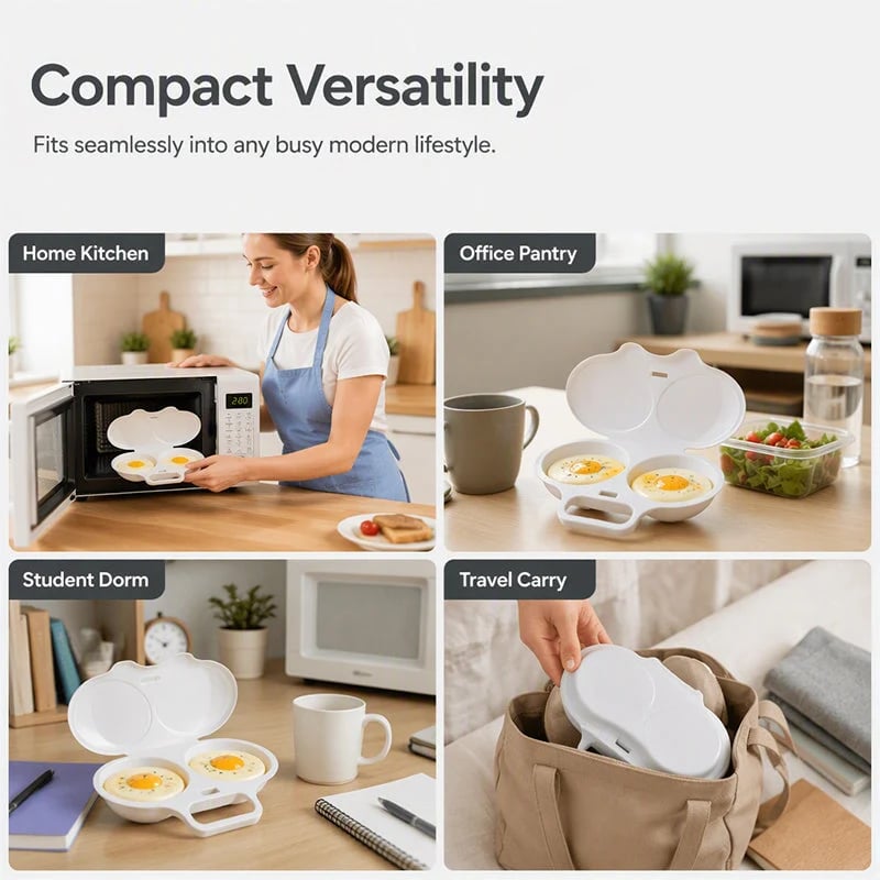 🔥 LAST DAY 50% OFF – Microwave Egg Cooker