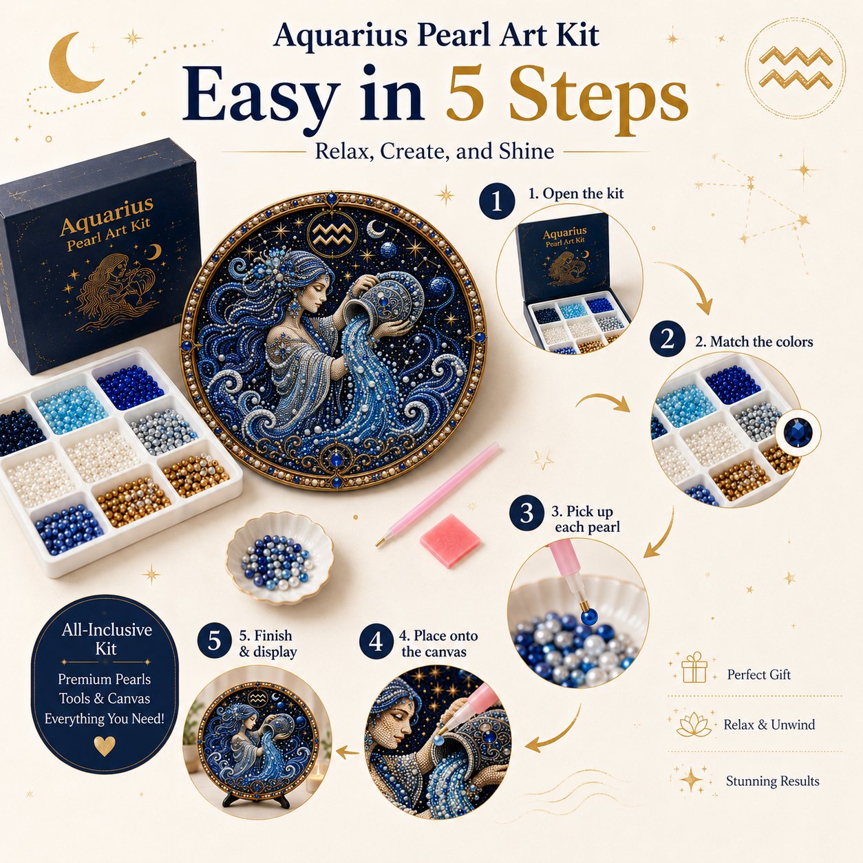 🔥 LAST DAY 49% OFF – 12 Zodiac Signs Art Kit