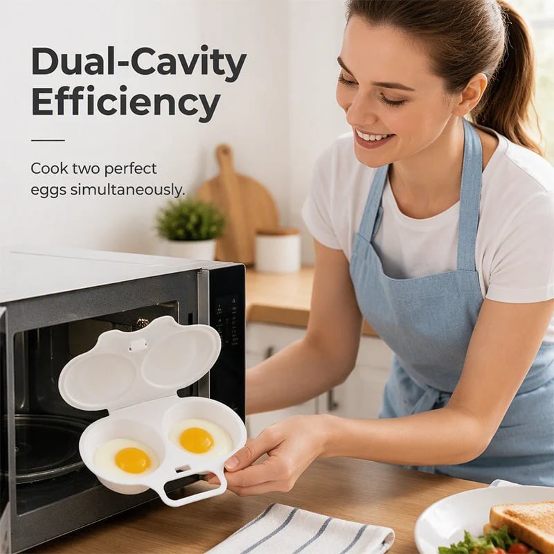 🔥 LAST DAY 50% OFF – Microwave Egg Cooker